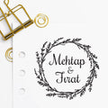Çerçeveli İsimli Sevgili Mührü