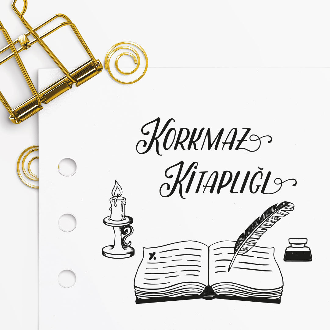 Mum Işığında Kitap Mührü