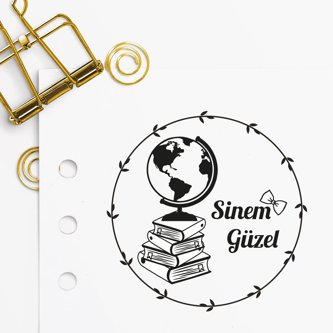 Çerçeveli Kitap Dünya Mührü