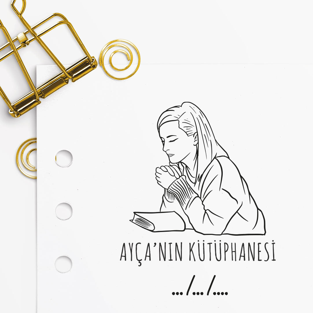 Kitap Okuyan Kız Mührü