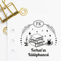 Çerçeveli Mum Işığında Kitapsever Mührü