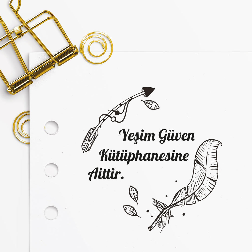 Kuş Tüyü İsim Mührü