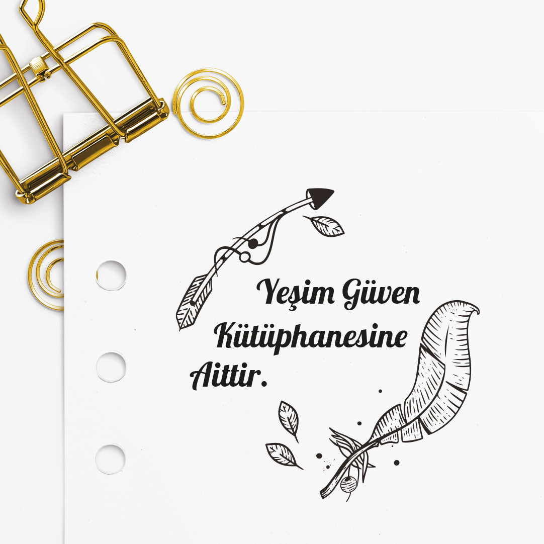 Kuş Tüyü İsim Mührü