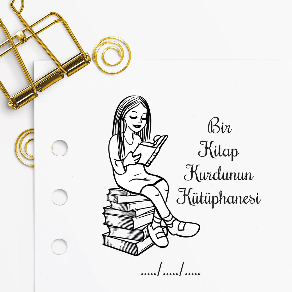 Kitap Aşığı Kız Mührü