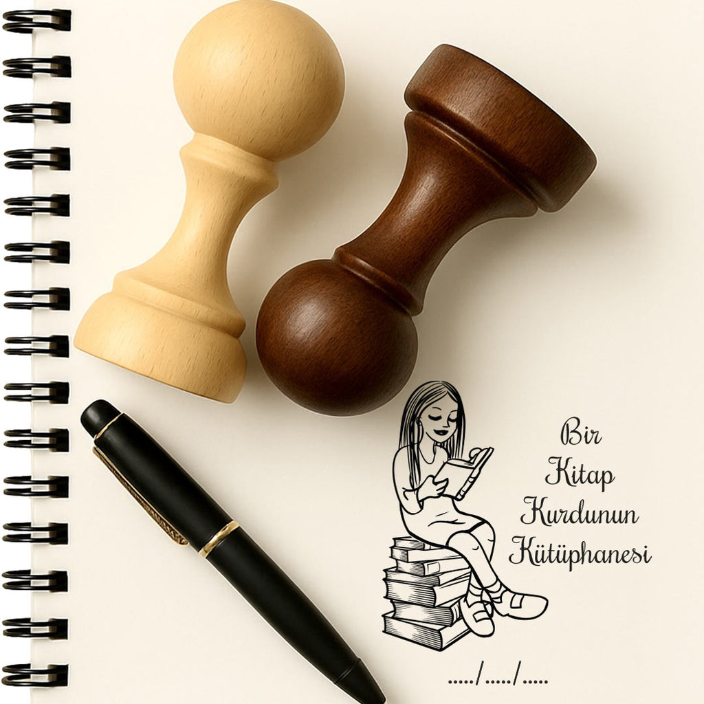 Kitap Aşığı Kız Mührü