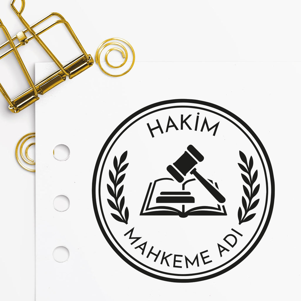 Çerçeveli Hakim Mührü