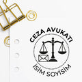 Çerçeveli Ceza Avukatı Mührü
