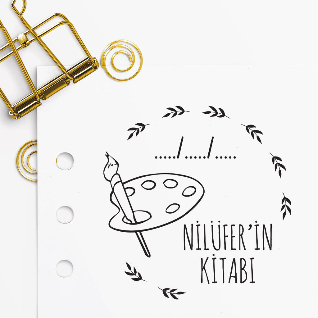Çerçeveli Resim Öğretmeni Mührü 2