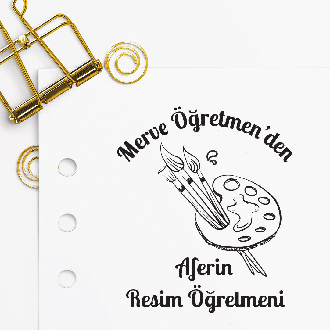 Görsel Sanatlar Öğretmeninden Aferin Mührü