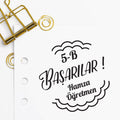 Öğretmenden Başarılar Mührü