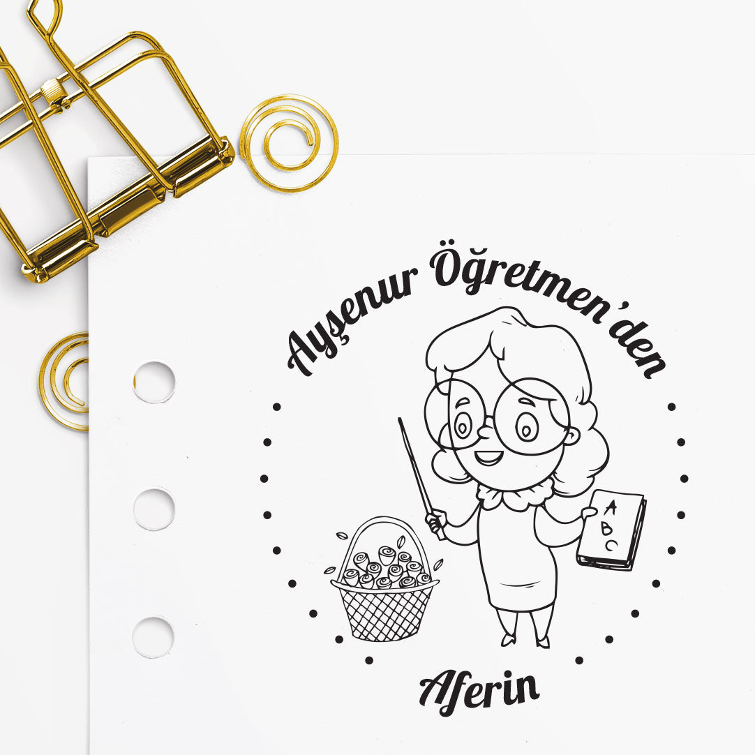Kadın Öğretmenden Aferin Mührü