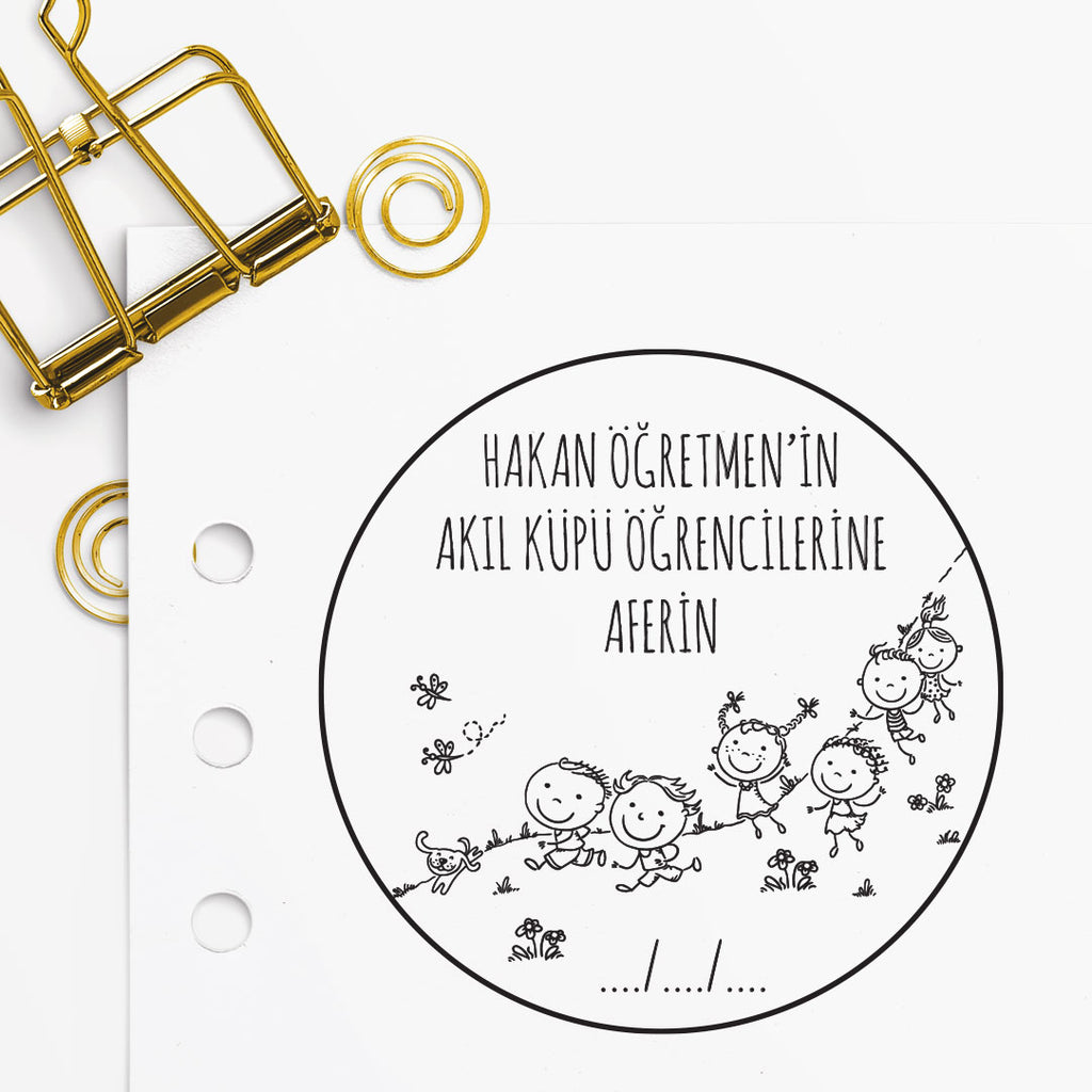 Akıl Küpü Öğrencilere Çerçeveli Aferin Mührü