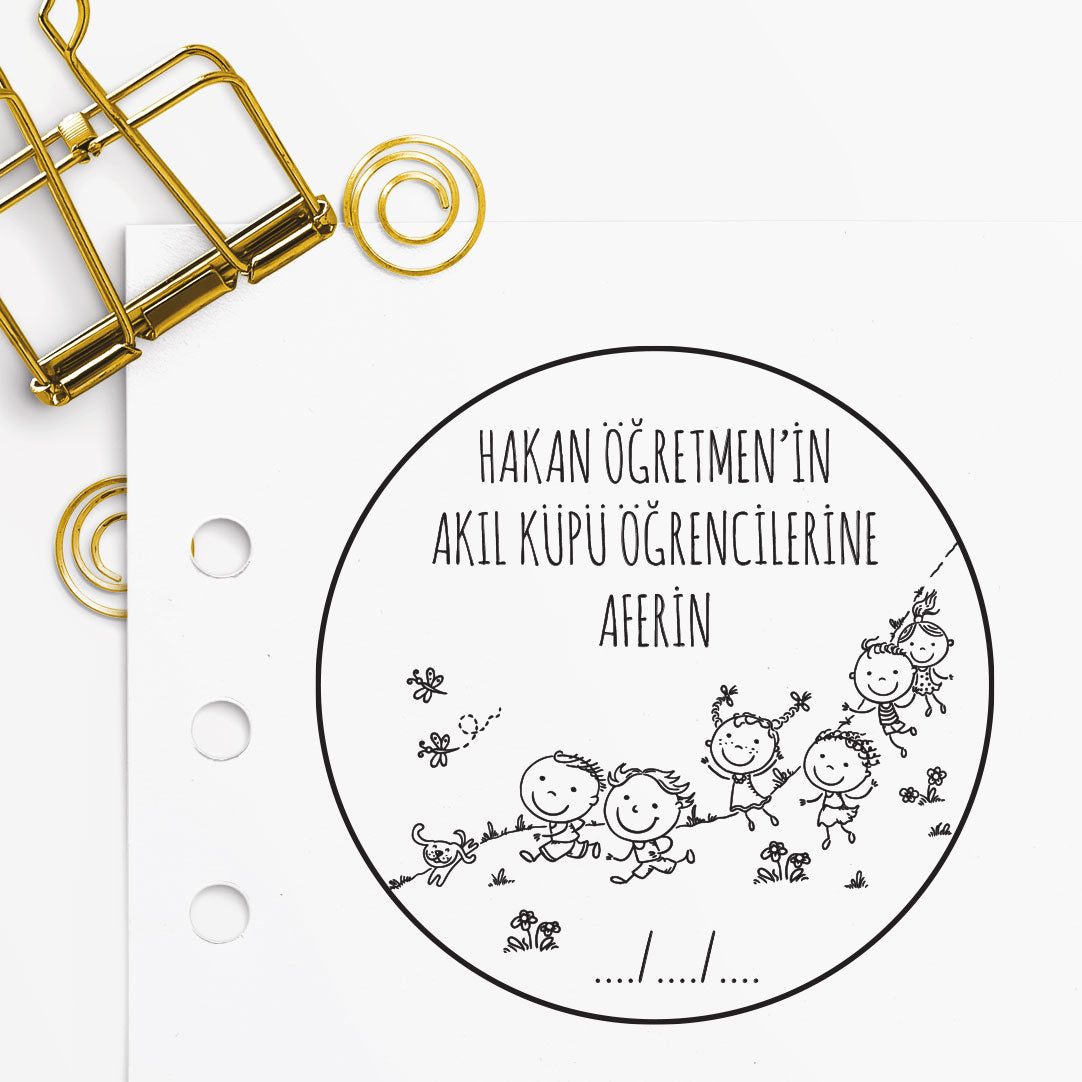 Akıl Küpü Öğrencilere Çerçeveli Aferin Mührü