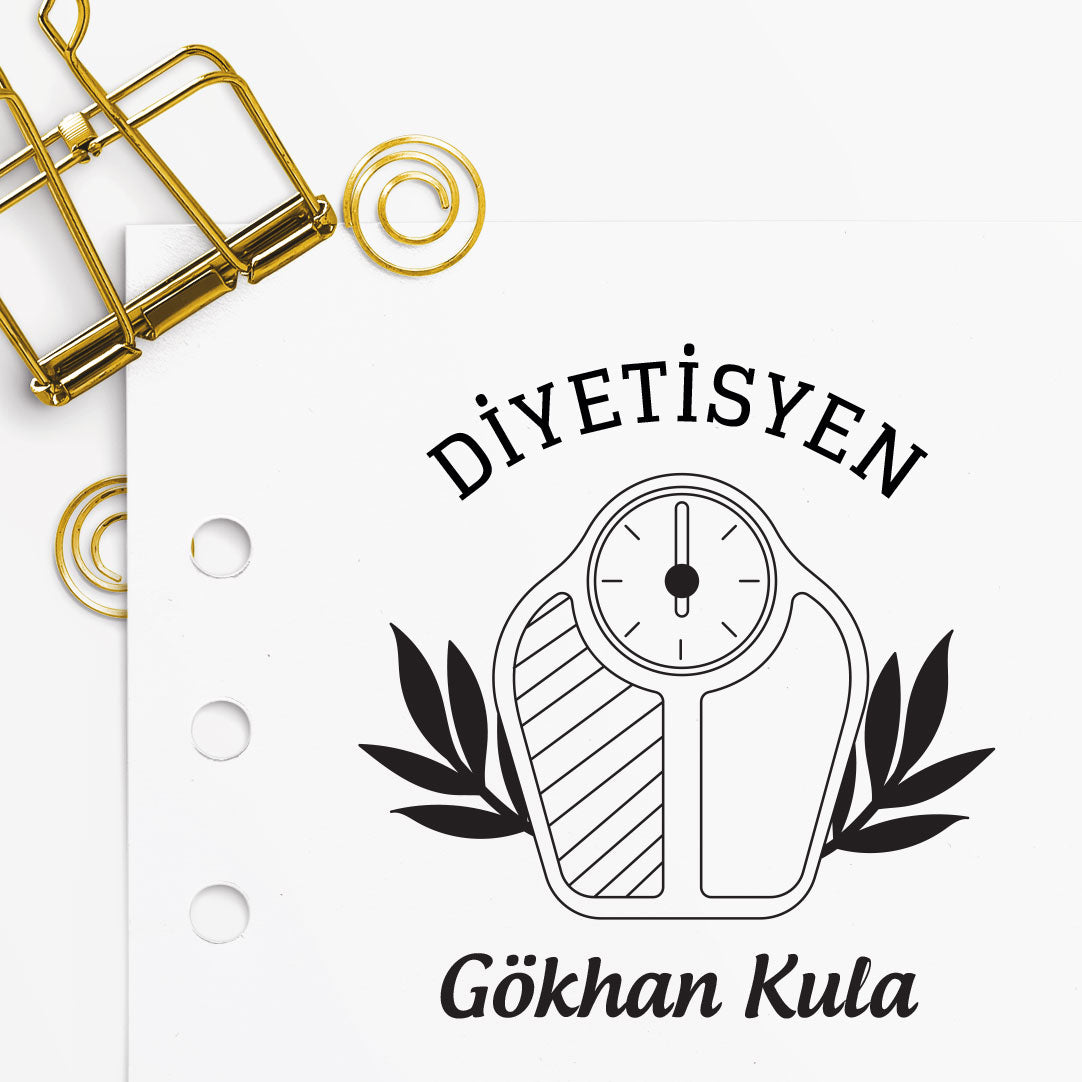 Diyetisyen Tartı Mührü