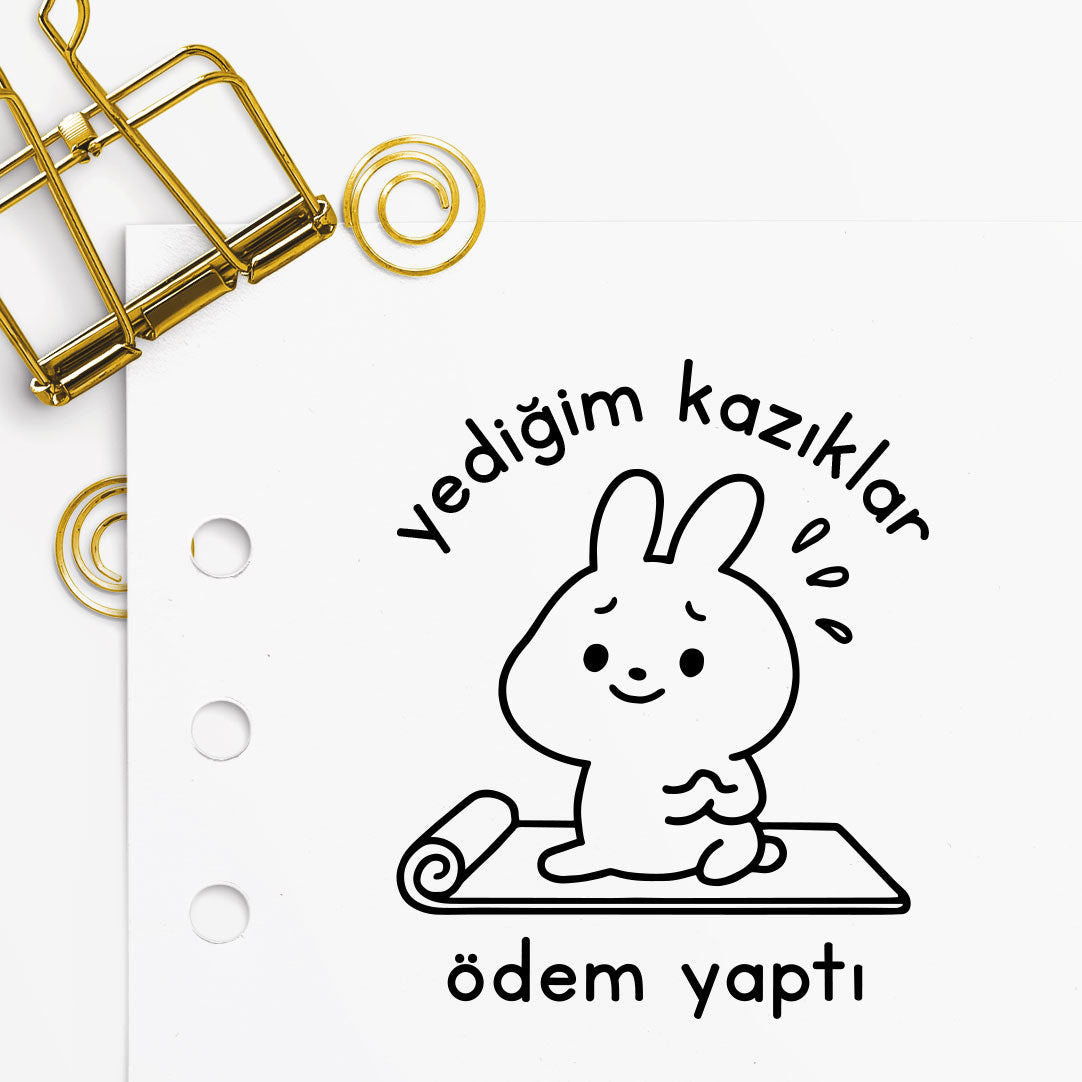 '' Yediğim Kazıklar Ödem Yaptı '' Mührü