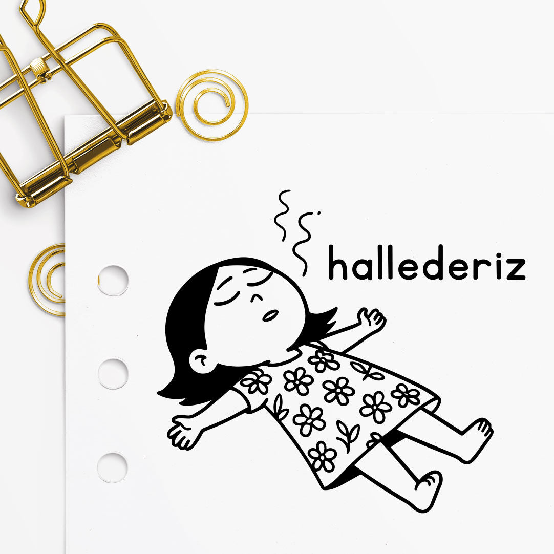 '' Hallederiz '' Mührü