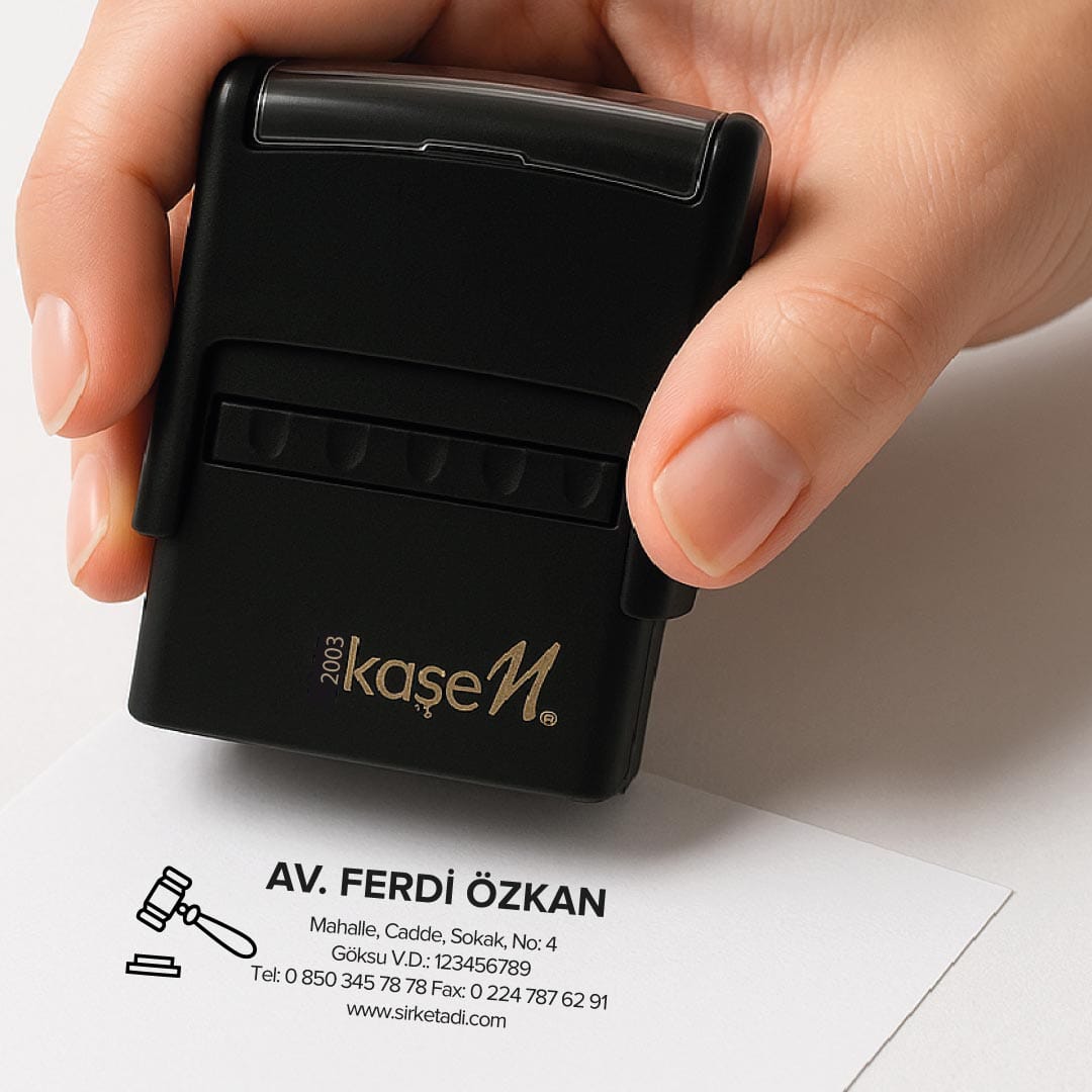 Logolu Avukat Kaşesi