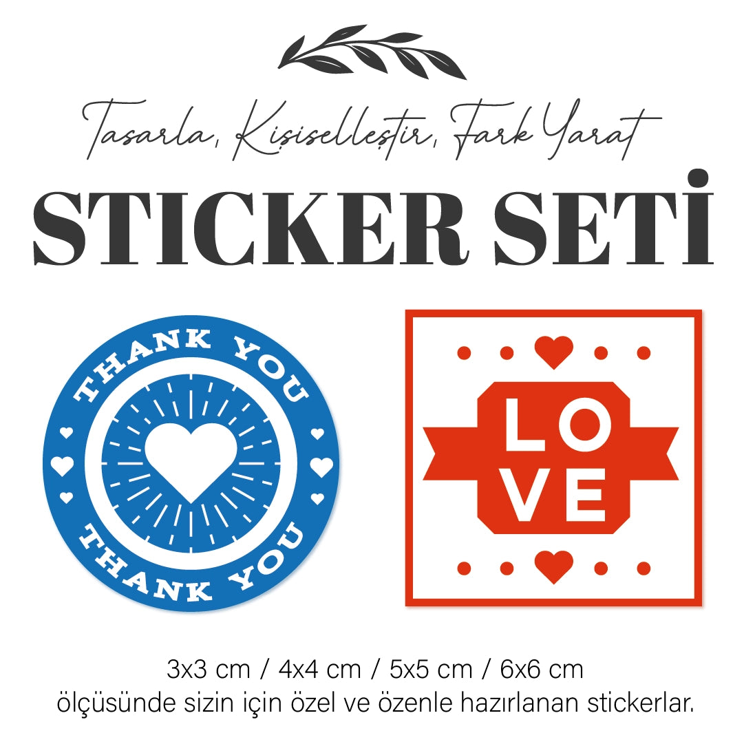 Özel Tasarım Sticker