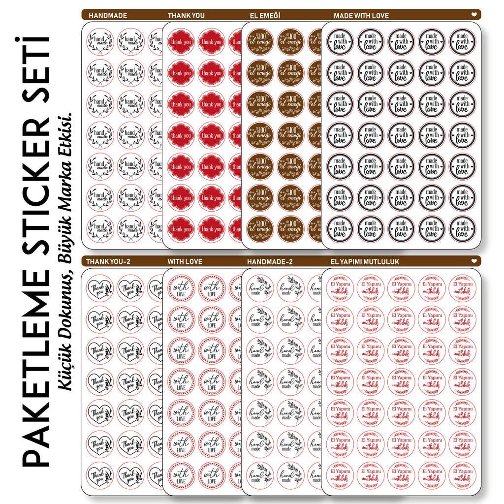 Paketleme Stickerı