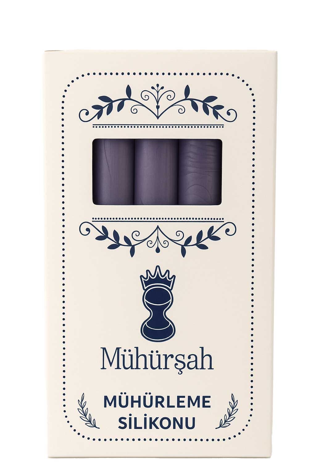 Mühürşah mor renk çubuk mühür mumu