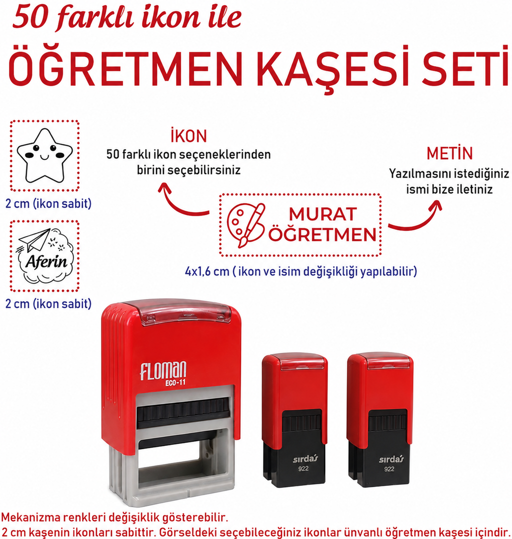 3'lü Öğretmen Kaşesi Seti